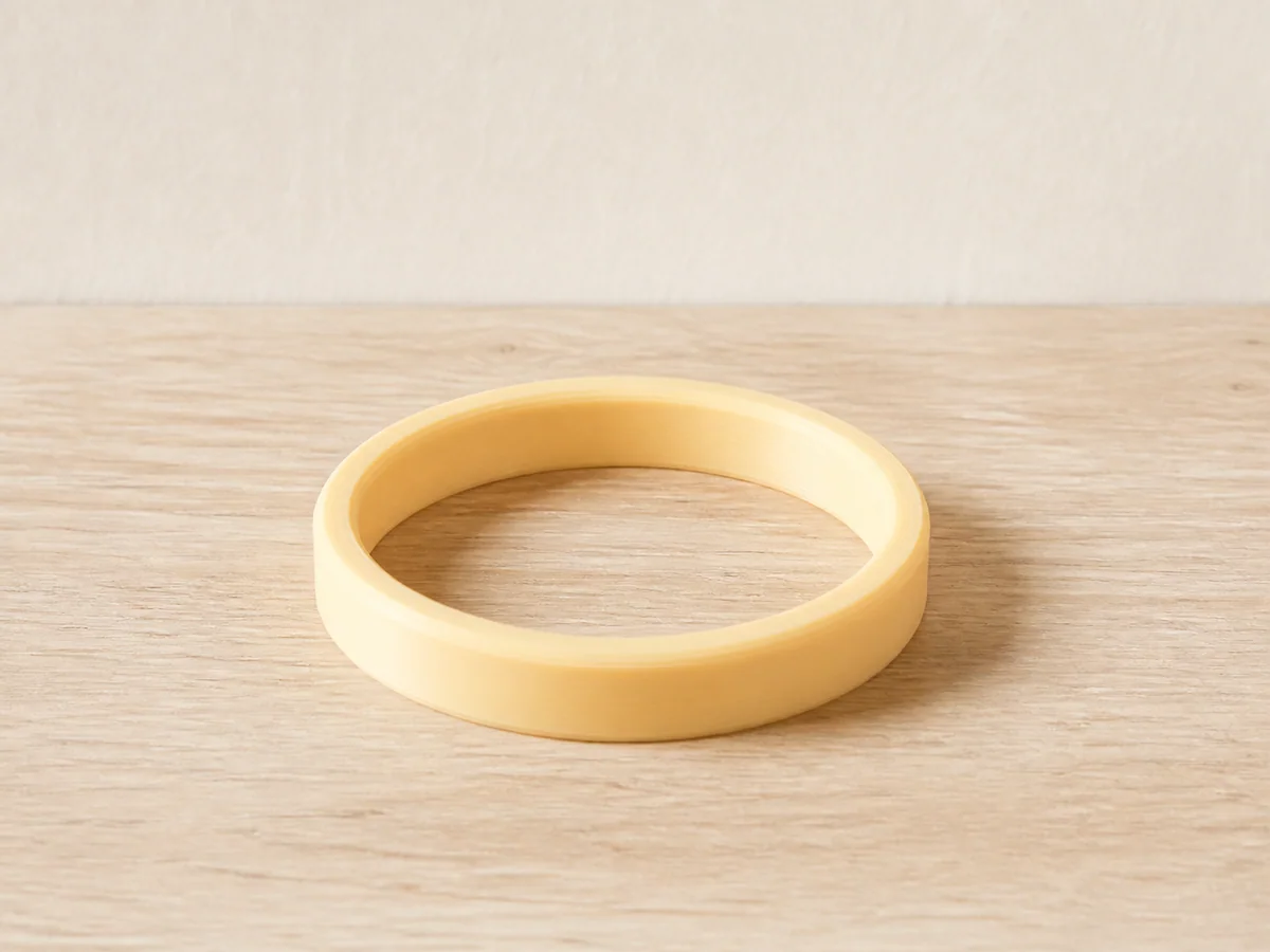 Bague d'adaptation circulaire imprimée en PLA pêche